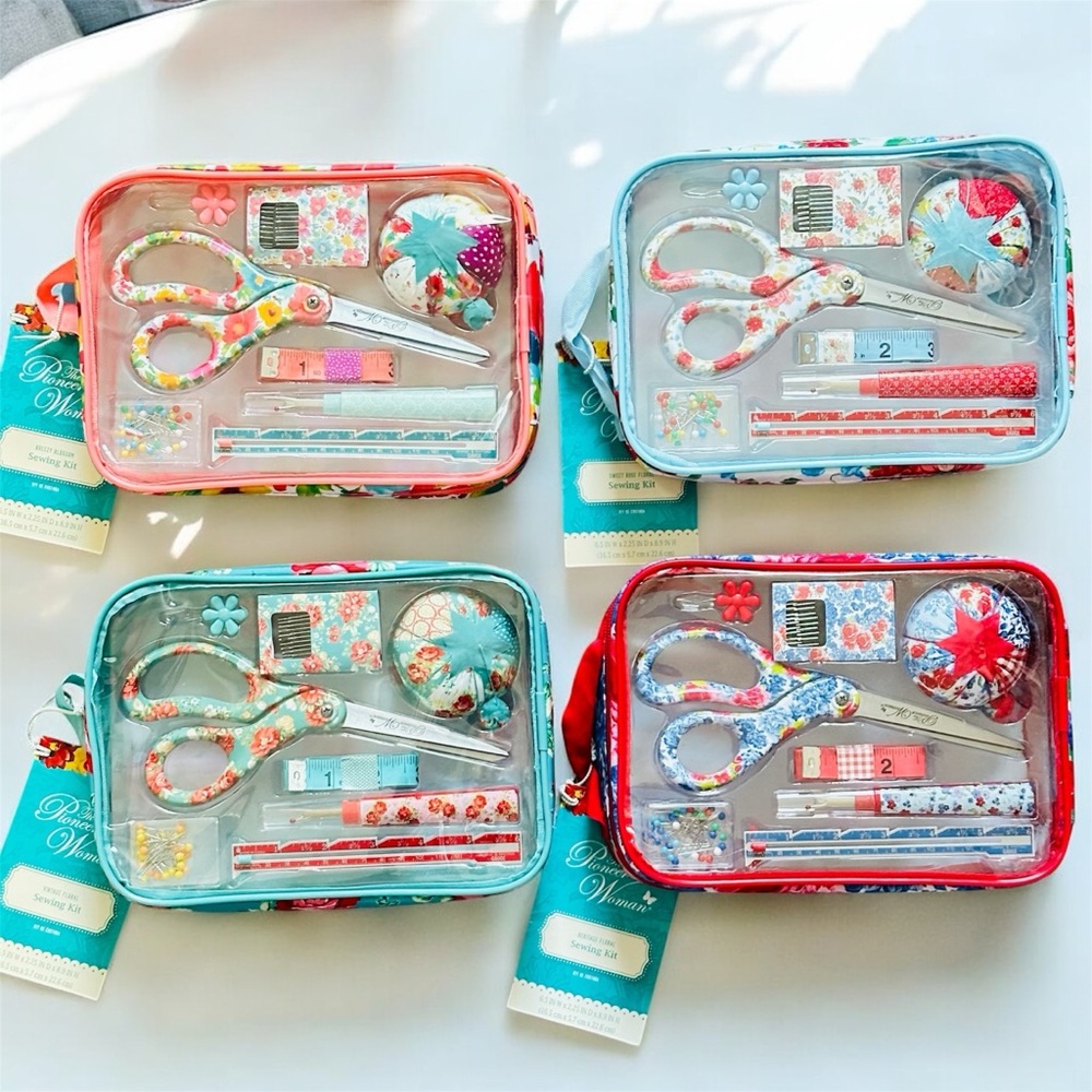Pioneer Woman Sewing Kit: Heritage Floral, Sweet Rose, or Vintage Floral NEW